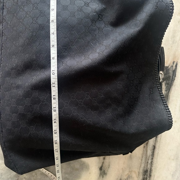 Gucci Vintage Large Canvas Horsebit Hobo Bag - Picture 11 of 12